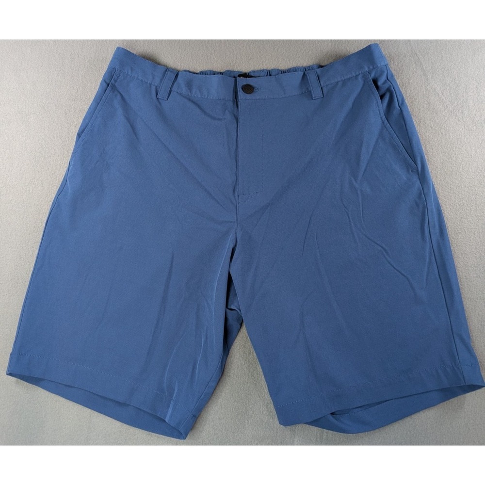 Banana Republic Mens‎ Core Temp Chino Shorts 38 Blue Solid